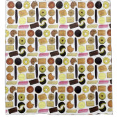 UK British Biscuits Shortbread Rich Tea Digestives Duschvorhang (Vorderseite)