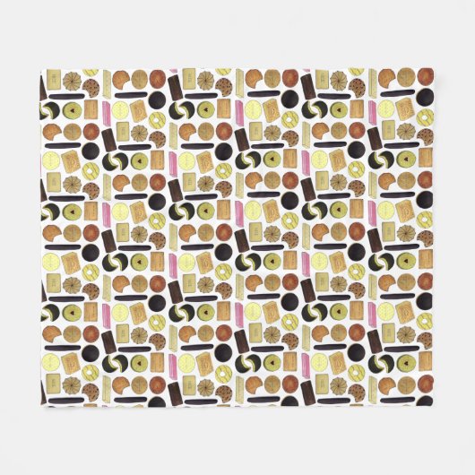 UK British Biscuits Shortbread Rich Tea Digestives Fleecedecke (Vorderseite (Horizontal))