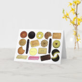 UK British Biscuits Shortbread Rich Tea Digestives Karte (Gelbe Blume)