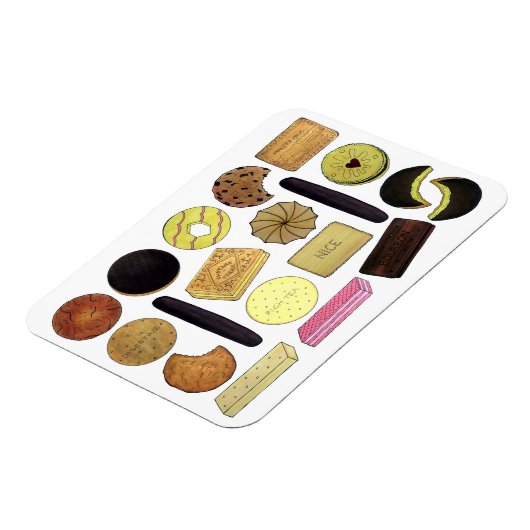 UK British Biscuits Shortbread Rich Tea Digestives Magnet (Linke Seite)