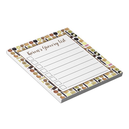 UK British Biscuits Shortbread Rich Tea Digestives Notizblock (angewinkelt)