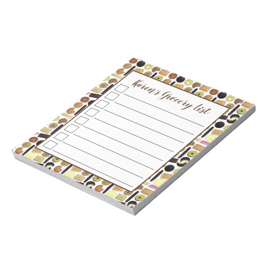 UK British Biscuits Shortbread Rich Tea Digestives Notizblock (Rotiert)