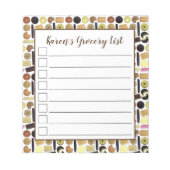 UK British Biscuits Shortbread Rich Tea Digestives Notizblock (Vorderseite)