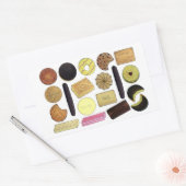 UK British Biscuits Shortbread Rich Tea Digestives Rechteckiger Aufkleber (Umschlag)