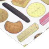 UK British Biscuits Shortbread Rich Tea Digestives Tischdecke (Schrägansicht)