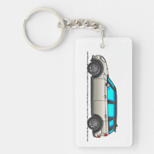 UK British London Theme Classic Car Keyring Schlüsselanhänger