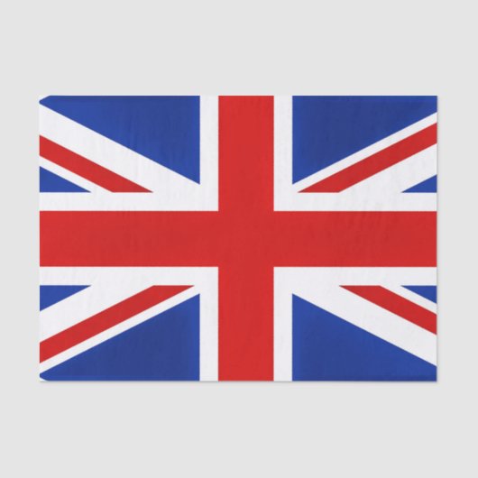 UK British London UK Flag Decoupage Seidenpapier (Vorderseite)