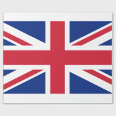 UK British Union Jack Flag Geschenkpapier (Flach)