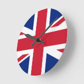 UK British Union Jack Flag Runde Wanduhr (Winkel)