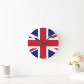 UK British Union Jack Flag Runde Wanduhr (Zuhause)