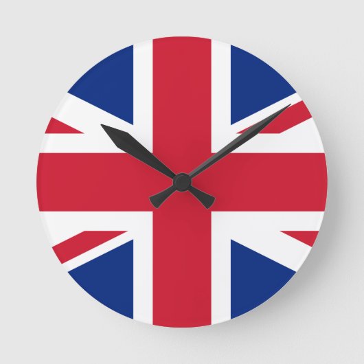 UK British Union Jack Flag Runde Wanduhr (Vorderseite)