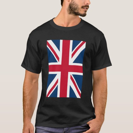 UK British Union Jack Flag T-Shirt (Vorderseite)
