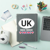 UK Car Sticker Set / British travel Union Jack /GB (iPad Hülle)