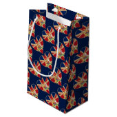 UK COA Heart Kleine Geschenktüte (Rückseite Schrägansicht)
