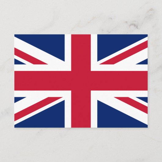 UK Couclosure Card Begleitkarte (Rückseite)