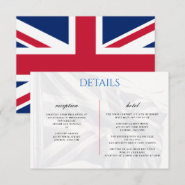 UK Couclosure Card Begleitkarte