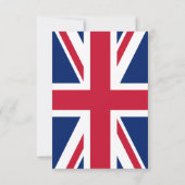 UK Couple RSVP Card Karte (Rückseite)