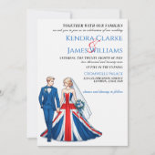 UK Couple Wedding Einladung (Vorderseite)