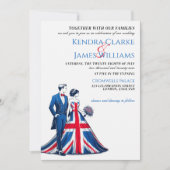 UK Couple Wedding Einladung (Vorderseite)