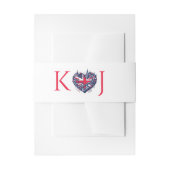 UK Couple Wedding Einladungsbanderole (Vorderseite Beispiel)