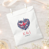 UK Couple Wedding Geschenktütchen (Ausgeschnitten)
