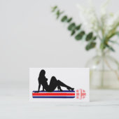 uk dj visitenkarte (Stehend Vorderseite)