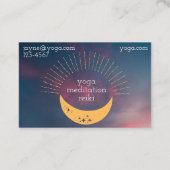 UK / Euro, 8,5 cm x 5,5 cm Visitenkarte (Rückseite)