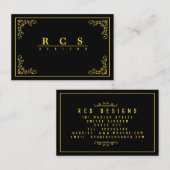 UK/Euro, 8,5 cm x 5,5 cm Visitenkarte (Vorne/Hinten)