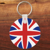 UK Fisheye Flag Schlüsselanhänger (Vorderseite)
