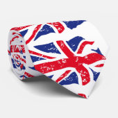 UK Flag Artwork Krawatte (Gerollt)