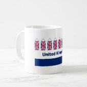 UK Flag Classic Tasse mit dem britischen Satz. (Vorderseite Links)