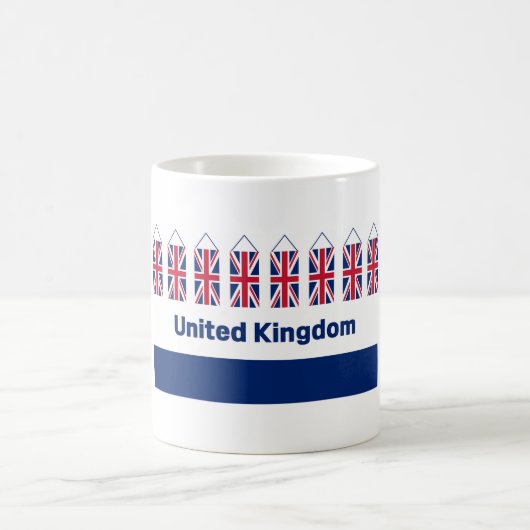 UK Flag Classic Tasse mit dem britischen Satz. (Mittel)