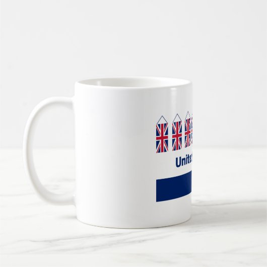 UK Flag Classic Tasse mit dem britischen Satz. (Links)