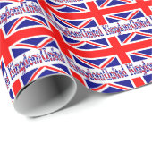 UK Flag Gift Geschenkpapier (Rolleneckpunkt)