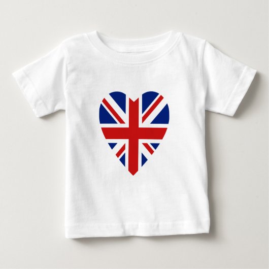 UK Flag Heart T - Shirt (Vorderseite)