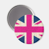 UK Flag London Magnet (Vorderseite/Rückseite)