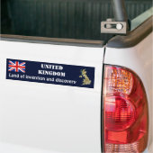 UK Flag + Map Autoaufkleber (Auf Lkw)
