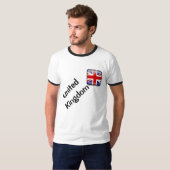 UK Flag Men's Basic Ringer-T - Shirt (Vorne ganz)