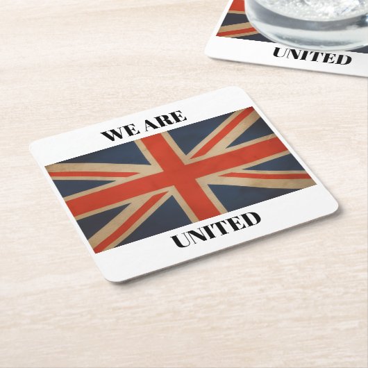 UK Flag Patriot Untersetzer (angewinkelt)