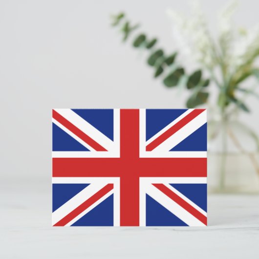 UK Flag Postkarte (Stehend Vorderseite)