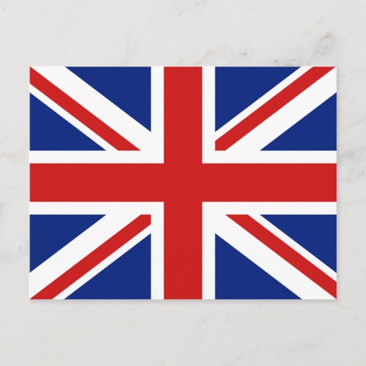 UK Flag Postkarte (Vorderseite)