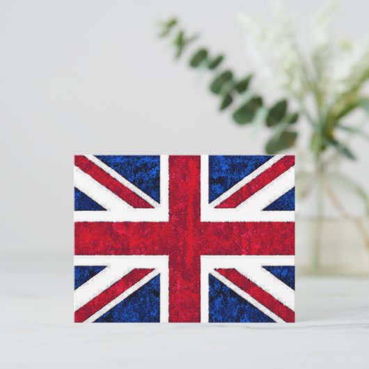 UK FLAG POSTKARTE (Stehend Vorderseite)