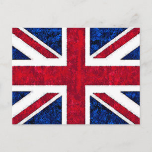 UK FLAG POSTKARTE