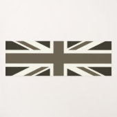 UK flag - sepia Yogamatte (Vorderseite (Horizontal))