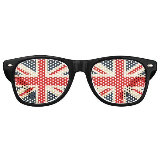 UK Flag Union Jack Party Shades Sonnenbrille (Vorderseite)
