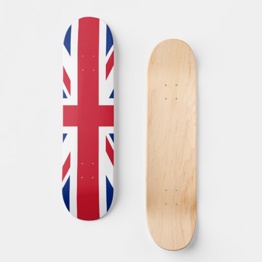 UK Flag Union Jack Skateboard (Vorderseite)