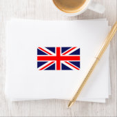 UK-Flagge Adressaufkleber (Insitu)