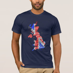 UK Flagge-Farbkarte T-Shirt