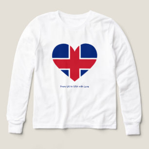 UK-Flagge Herz - Britisches Liebesgeschenk