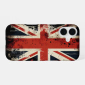 UK-Flagge iPhone 16 Hülle (Rückseite (Horizontal))